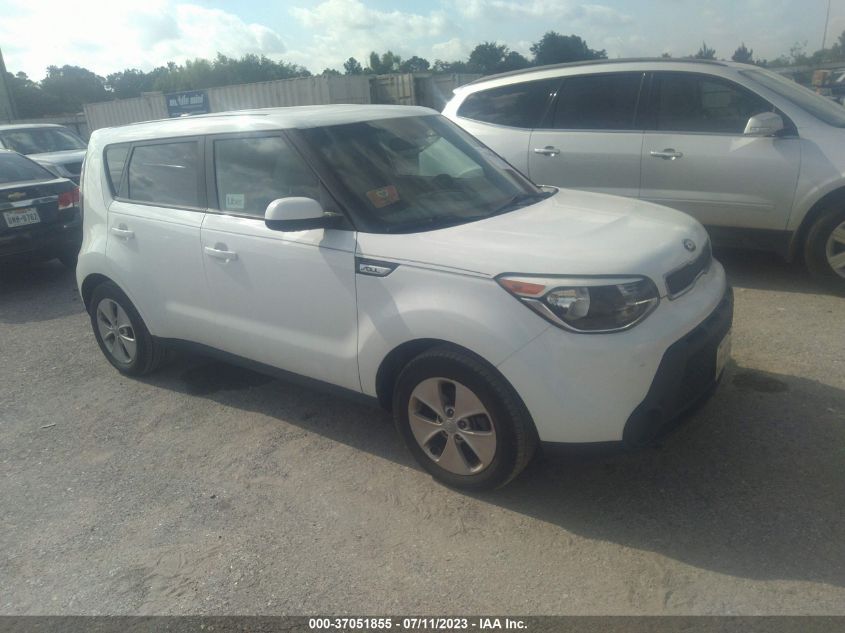 2016 KIA SOUL BASE - KNDJN2A22G7287781