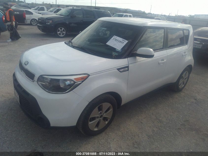 2016 KIA SOUL BASE - KNDJN2A22G7287781