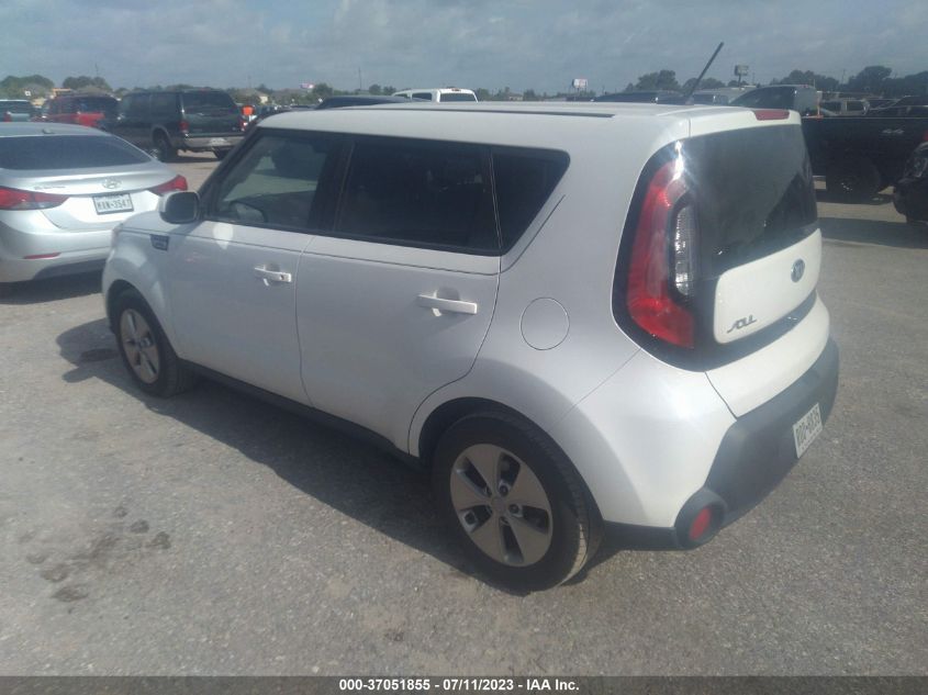 2016 KIA SOUL BASE - KNDJN2A22G7287781