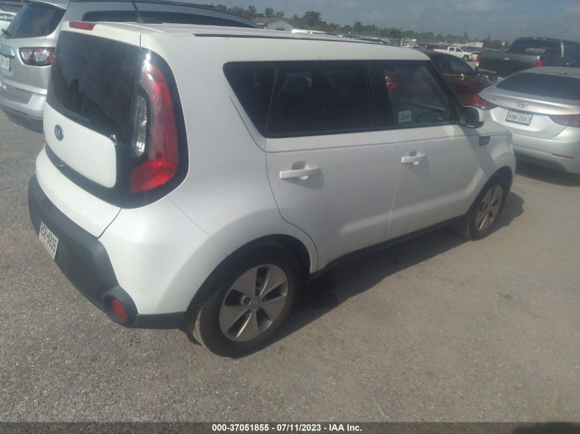 2016 KIA SOUL BASE - KNDJN2A22G7287781