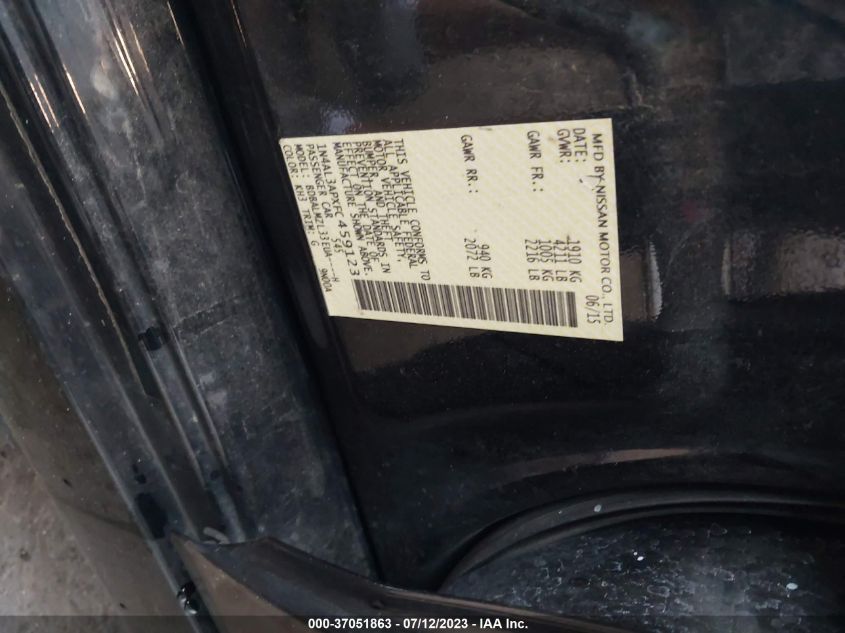 2015 NISSAN ALTIMA 2.5 SV - 1N4AL3APXFC459123