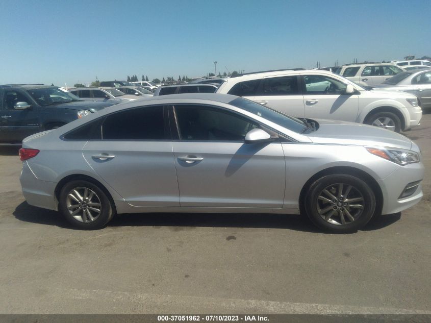 2015 HYUNDAI SONATA 2.4L SE - 5NPE24AF7FH120402