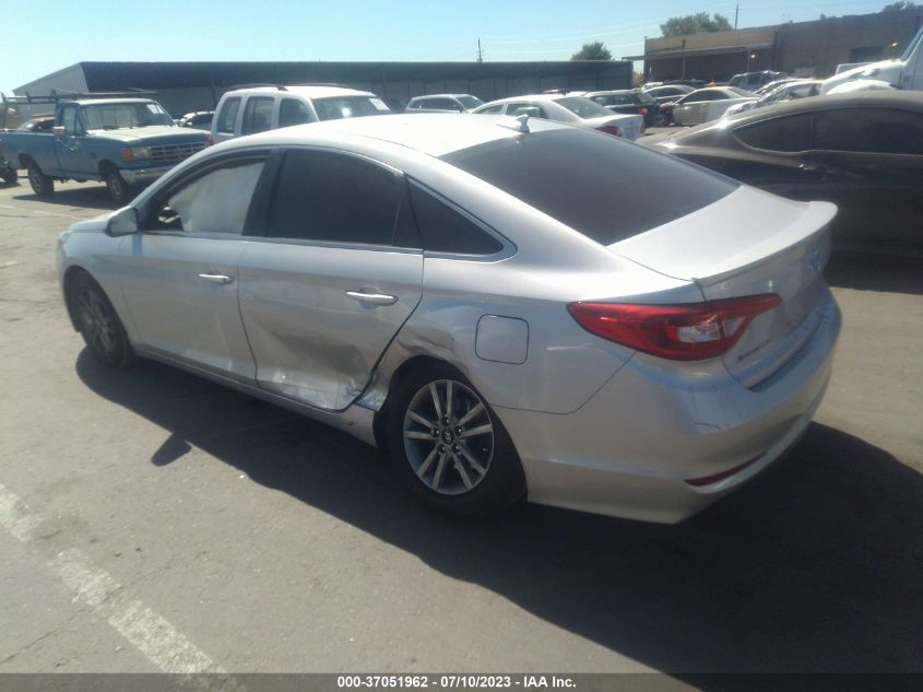 2015 HYUNDAI SONATA 2.4L SE - 5NPE24AF7FH120402