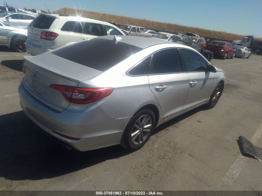 2015 HYUNDAI SONATA 2.4L SE - 5NPE24AF7FH120402