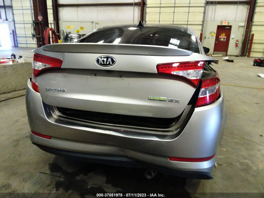 2013 KIA OPTIMA HYBRID EX - KNAGM4AD9D5059825