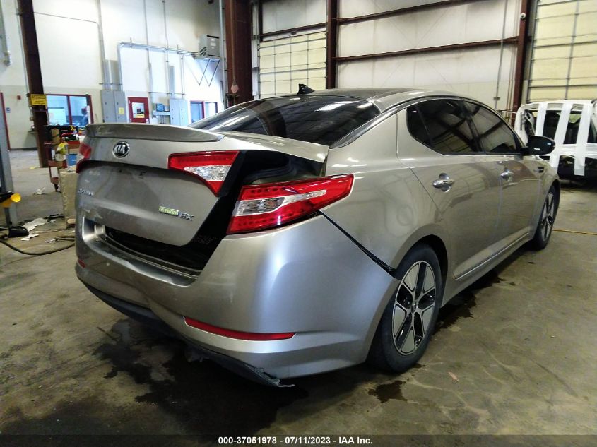 2013 KIA OPTIMA HYBRID EX - KNAGM4AD9D5059825