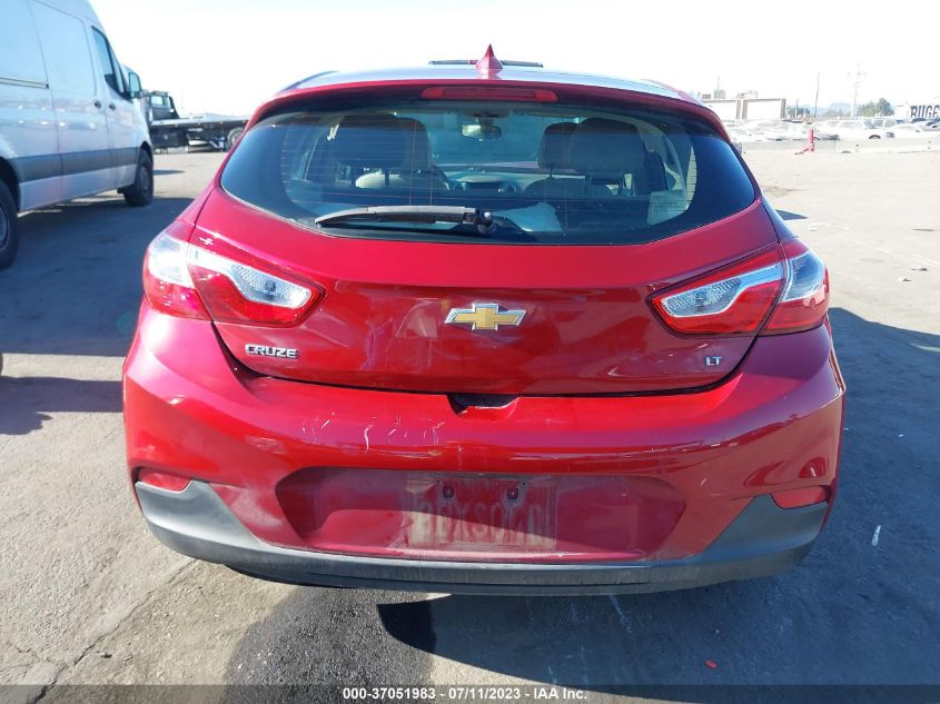 2018 CHEVROLET CRUZE LT - 3G1BE6SM8JS524447