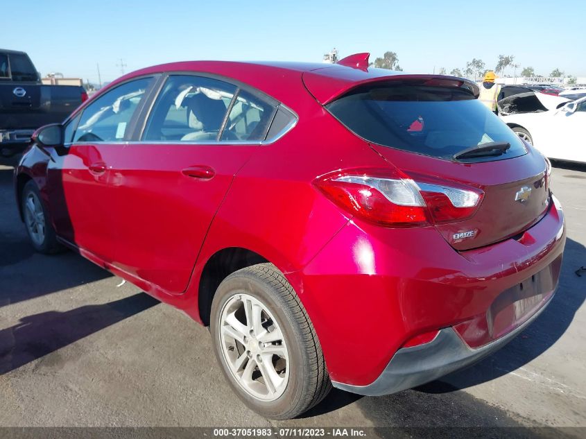 2018 CHEVROLET CRUZE LT - 3G1BE6SM8JS524447