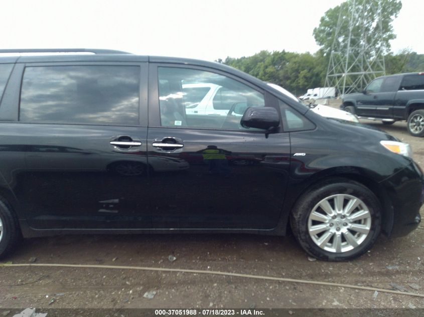 2017 TOYOTA SIENNA XLE - 5TDDZ3DC2HS170950