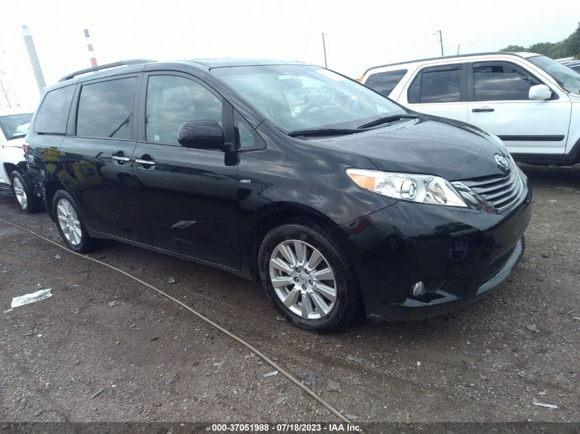 2017 TOYOTA SIENNA XLE - 5TDDZ3DC2HS170950