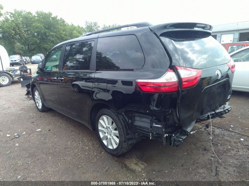2017 TOYOTA SIENNA XLE - 5TDDZ3DC2HS170950