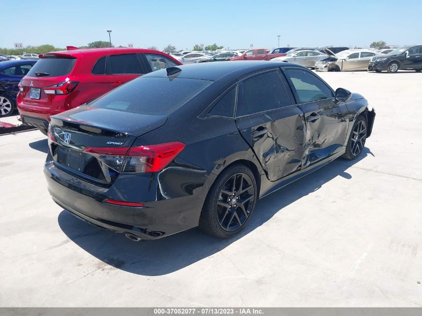 2022 HONDA CIVIC SEDAN SPORT - 2HGFE2F5XNH602029