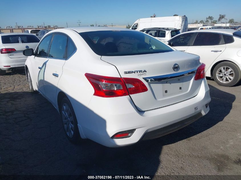 2019 NISSAN SENTRA S/SV/SR/SL - 3N1AB7AP4KY398666