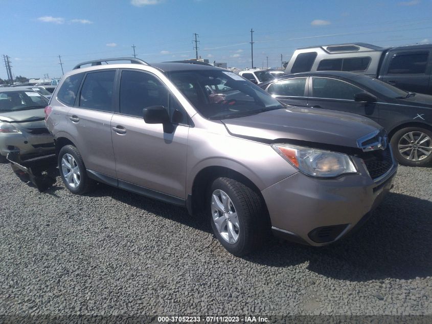 2015 SUBARU FORESTER 2.5I - JF2SJABC6FH457006