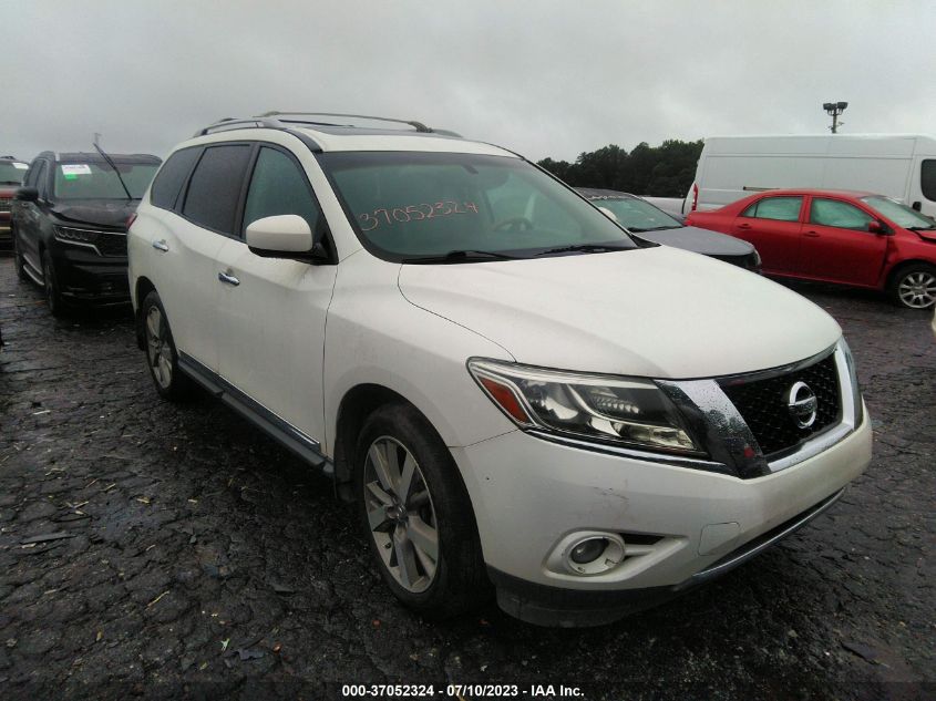 2013 NISSAN PATHFINDER PLATINUM - 5N1AR2MN3DC625701