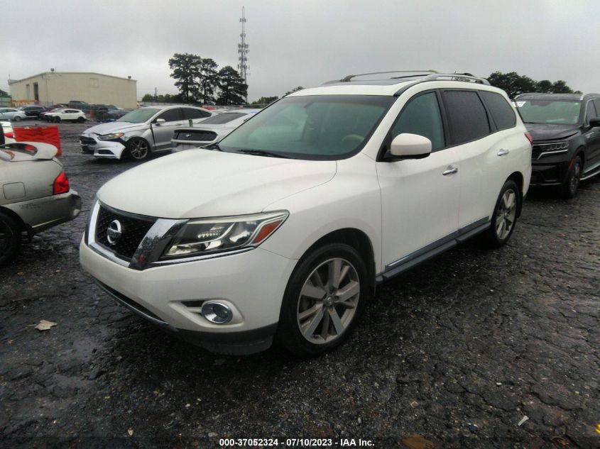 2013 NISSAN PATHFINDER PLATINUM - 5N1AR2MN3DC625701