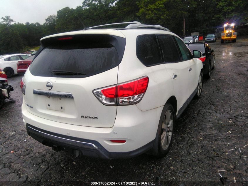 2013 NISSAN PATHFINDER PLATINUM - 5N1AR2MN3DC625701