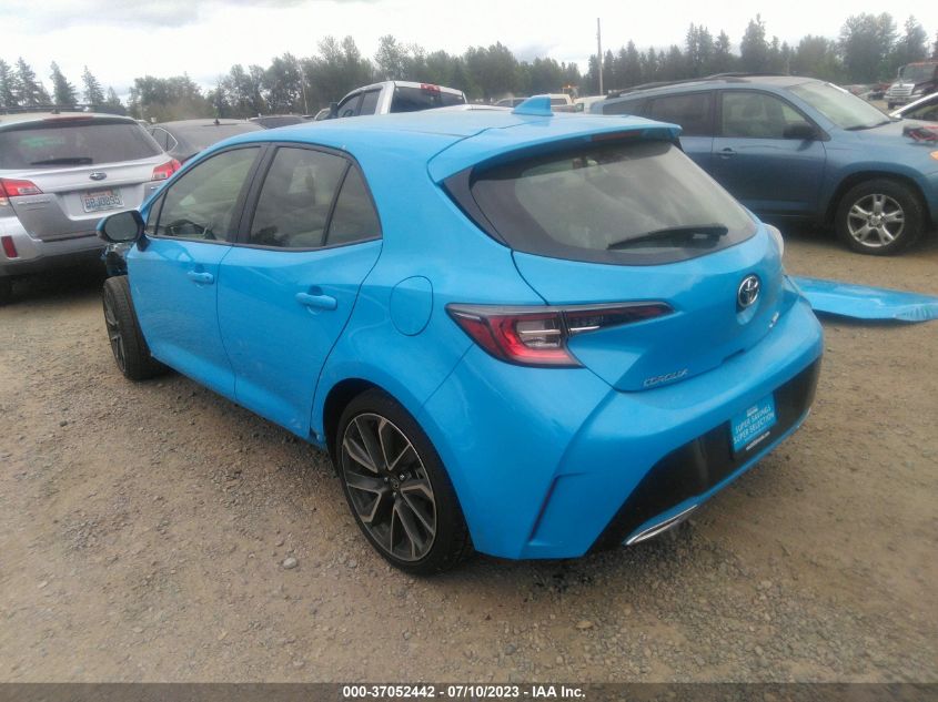 2019 TOYOTA COROLLA HATCHBACK SE/XSE JTNK4RBE4K3038192
