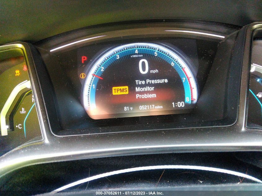 2017 HONDA CIVIC HATCHBACK EX - SHHFK7H58HU203291