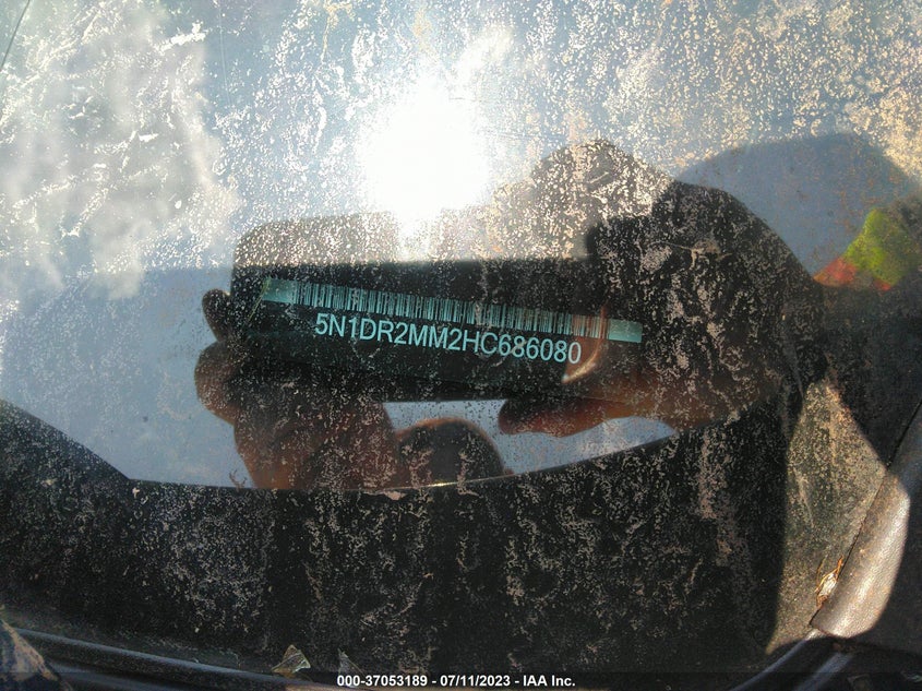 VIN 5N1DR2MM2HC686080 2017 NISSAN PATHFINDER S