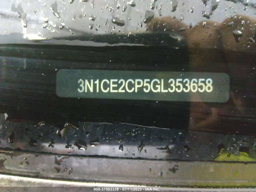 2016 NISSAN VERSA NOTE S/S PLUS/SV/SL/SR - 3N1CE2CP5GL353658