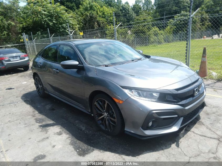 2021 HONDA CIVIC HATCHBACK SPORT - SHHFK7H45MU227324