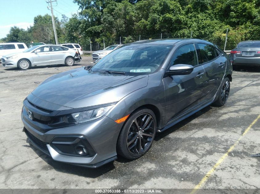 2021 HONDA CIVIC HATCHBACK SPORT - SHHFK7H45MU227324