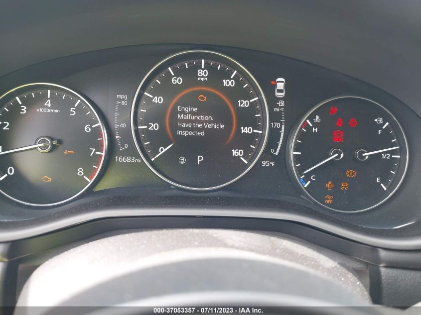 VIN 3MZBPBAY5MM253822 2021 MAZDA MAZDA3 SEDAN 2.5 TURBO