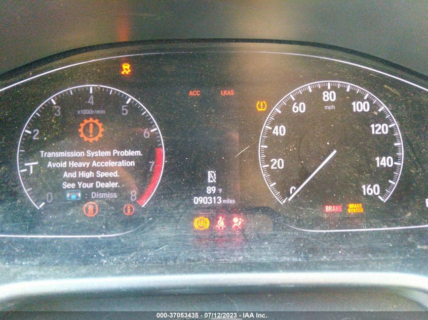 2020 HONDA ACCORD SEDAN SPORT - 1HGCV1F36LA122934