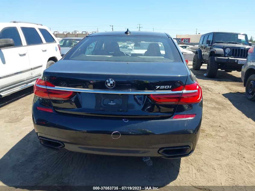 2017 BMW 7 SERIES 750I - WBA7F0C56HGM21306