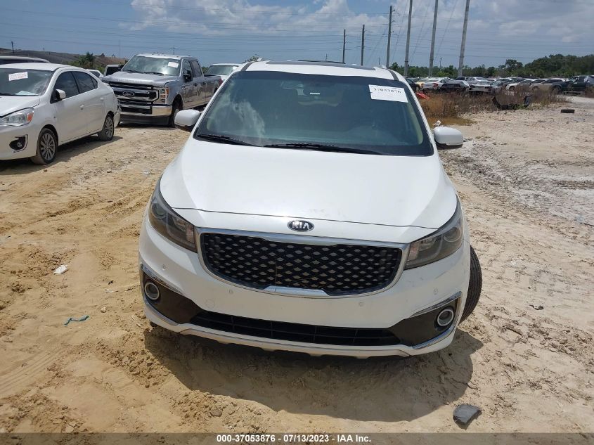 2016 KIA SEDONA SX-L - KNDME5C14G6181406