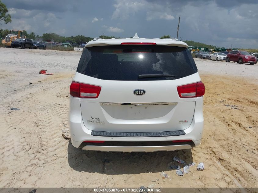 2016 KIA SEDONA SX-L - KNDME5C14G6181406