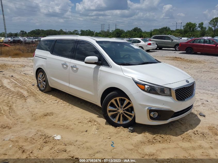 2016 KIA SEDONA SX-L - KNDME5C14G6181406