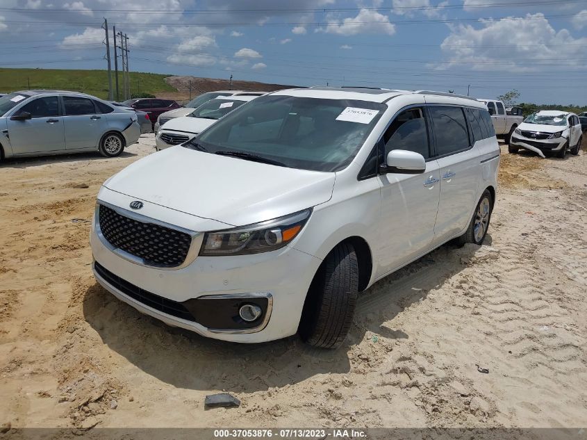 2016 KIA SEDONA SX-L - KNDME5C14G6181406