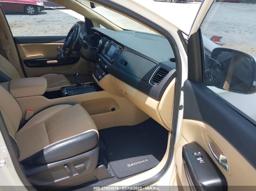 2016 KIA SEDONA SX-L - KNDME5C14G6181406