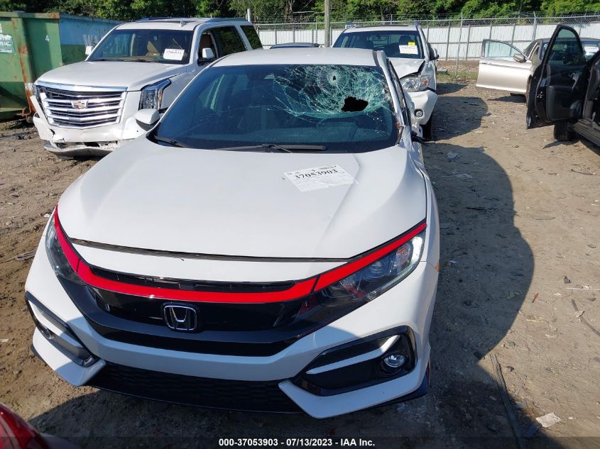 2021 HONDA CIVIC HATCHBACK SPORT - SHHFK7H4XMU203472