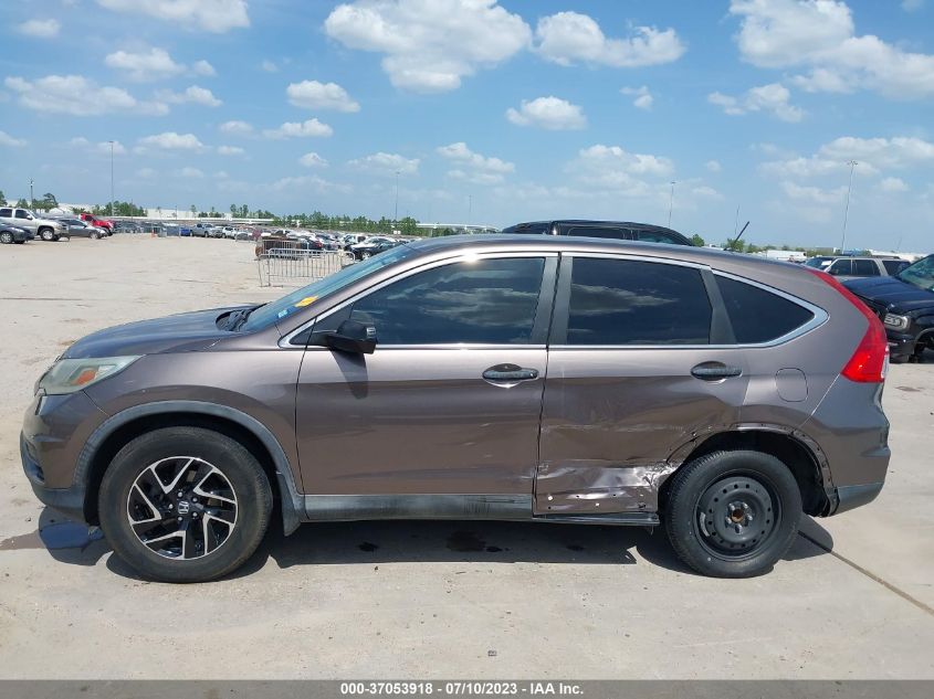 2016 HONDA CR-V SE - 2HKRM3H48GH520268
