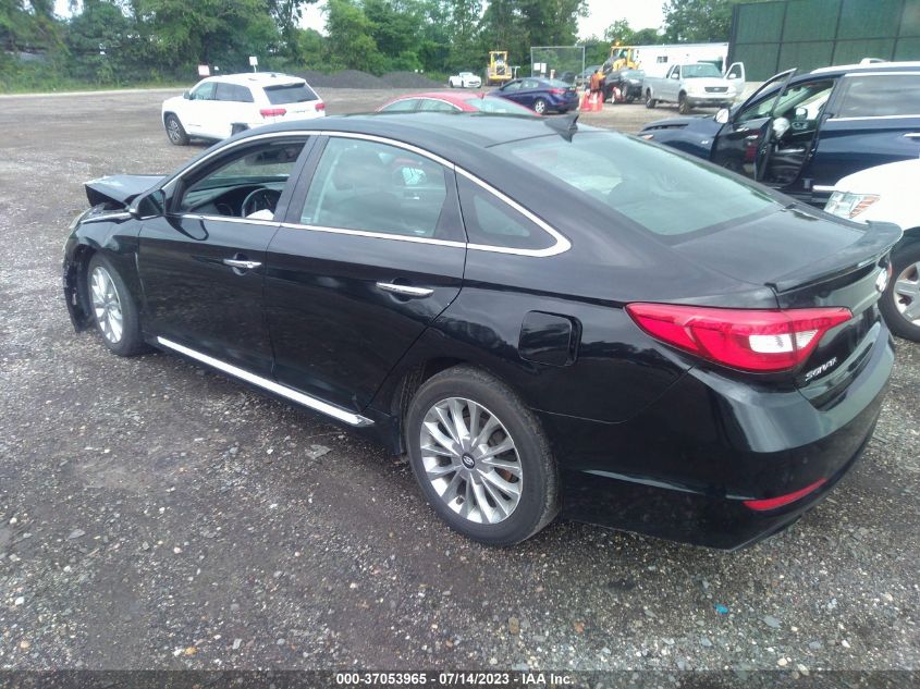 2015 HYUNDAI SONATA 2.4L LIMITED - 5NPE34AF5FH054364