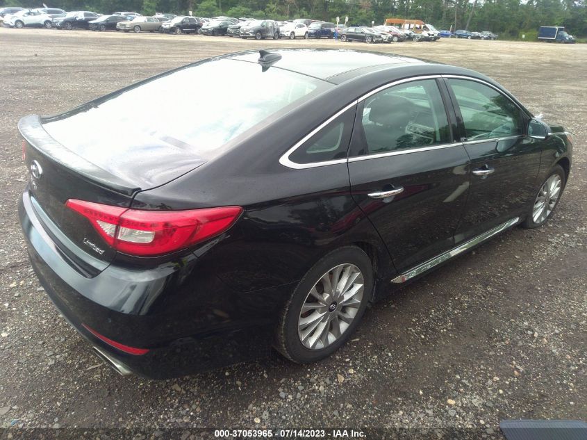 2015 HYUNDAI SONATA 2.4L LIMITED - 5NPE34AF5FH054364