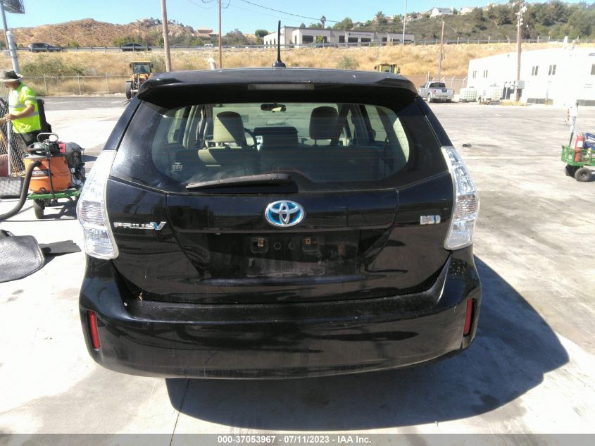 2013 TOYOTA PRIUS V TWO/THREE/FIVE - JTDZN3EU5D3235875