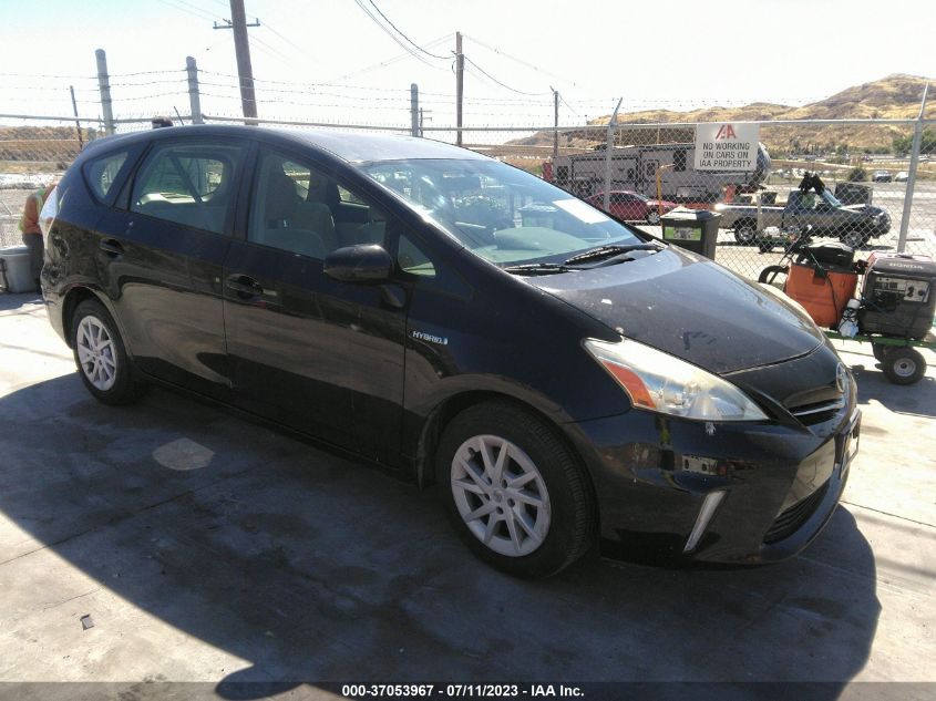 2013 TOYOTA PRIUS V TWO/THREE/FIVE - JTDZN3EU5D3235875