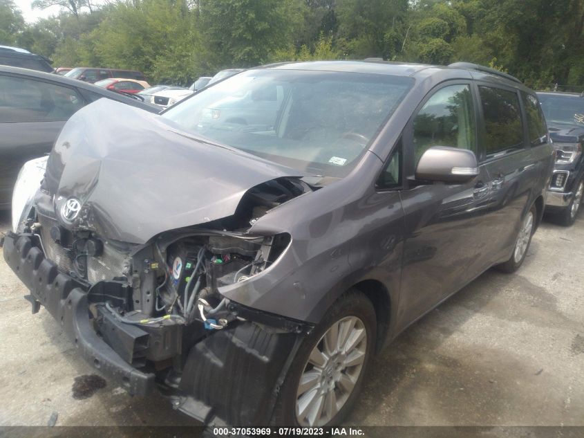 2014 TOYOTA SIENNA XLE/XLE AAS/LTD - 5TDYK3DC0ES509285
