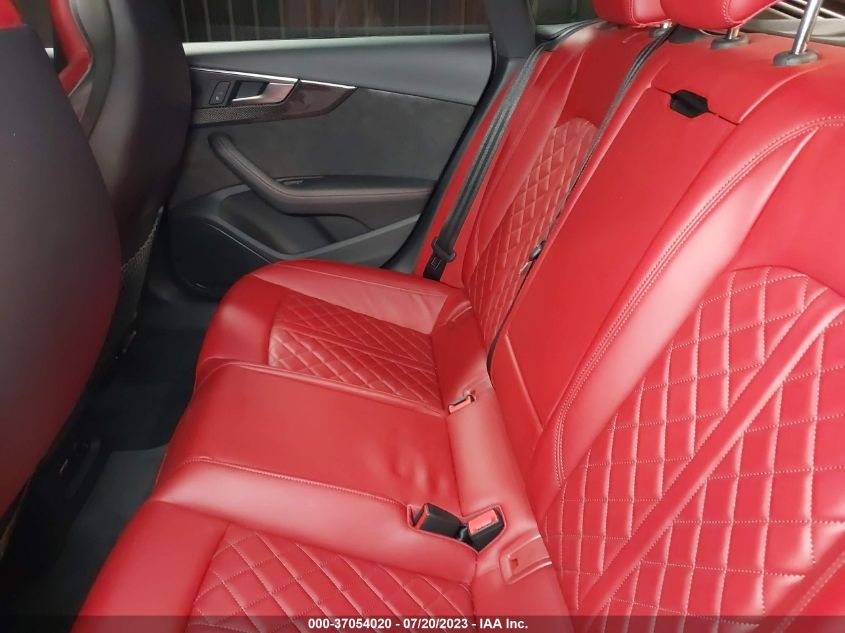 2019 AUDI S5 SPORTBACK PREMIUM PLUS WAUB4DF54KA068335