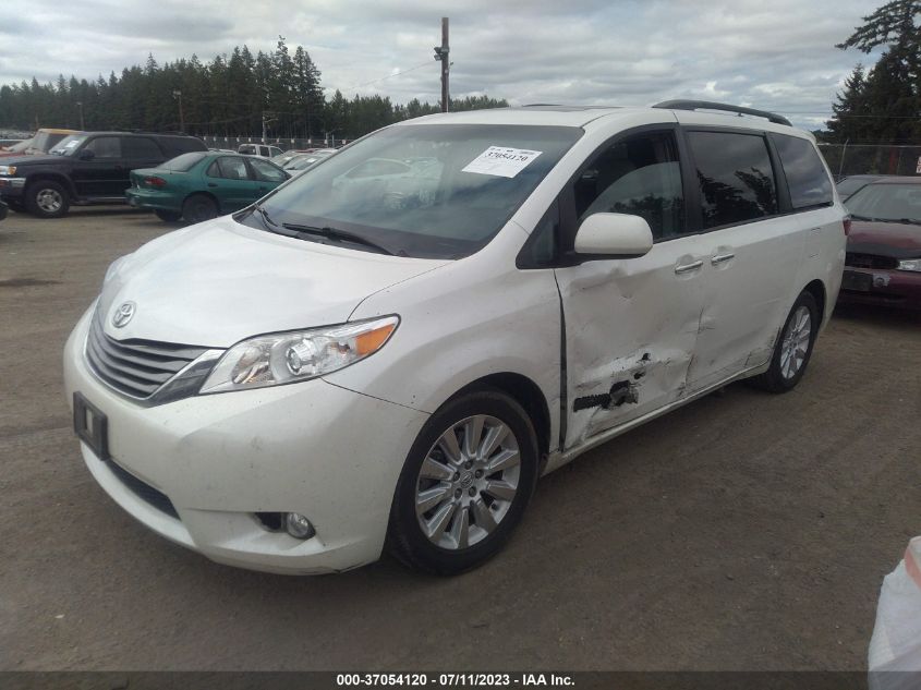 2015 TOYOTA SIENNA LTD/XLE/XLE PREMIUM - 5TDDK3DCXFS120234