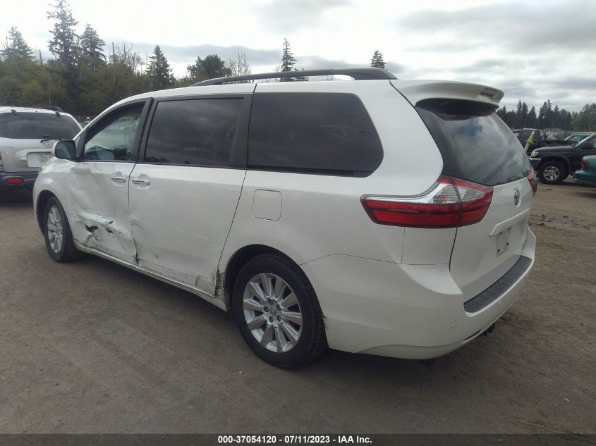 2015 TOYOTA SIENNA LTD/XLE/XLE PREMIUM - 5TDDK3DCXFS120234