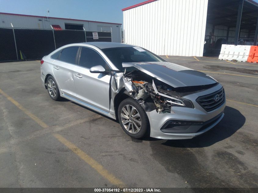 2015 HYUNDAI SONATA 2.4L SPORT - 5NPE34AF0FH103728