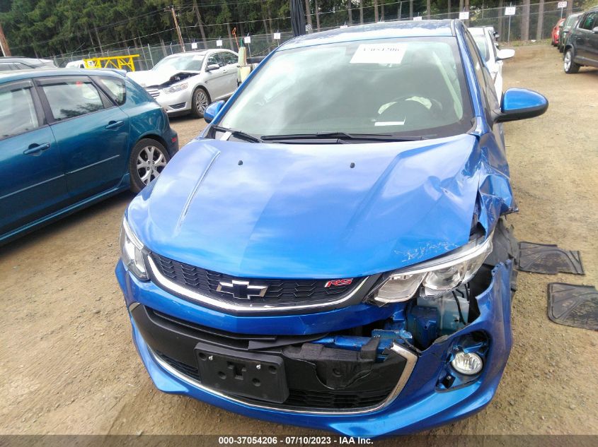 2018 CHEVROLET SONIC LT - 1G1JD6SG2J4117782