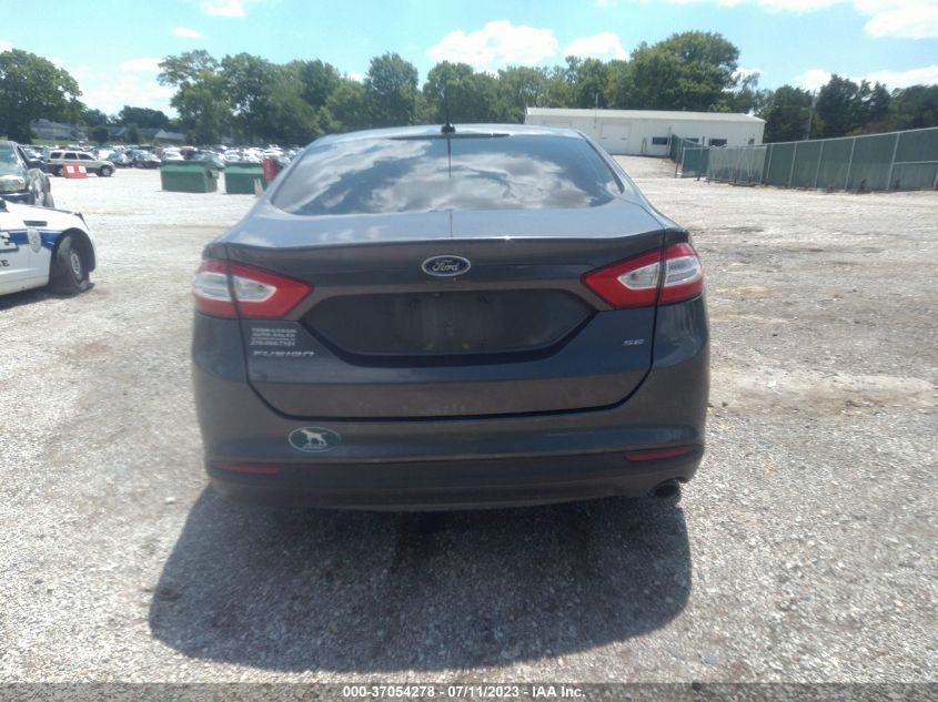 2016 FORD FUSION SE - 3FA6P0H71GR261550