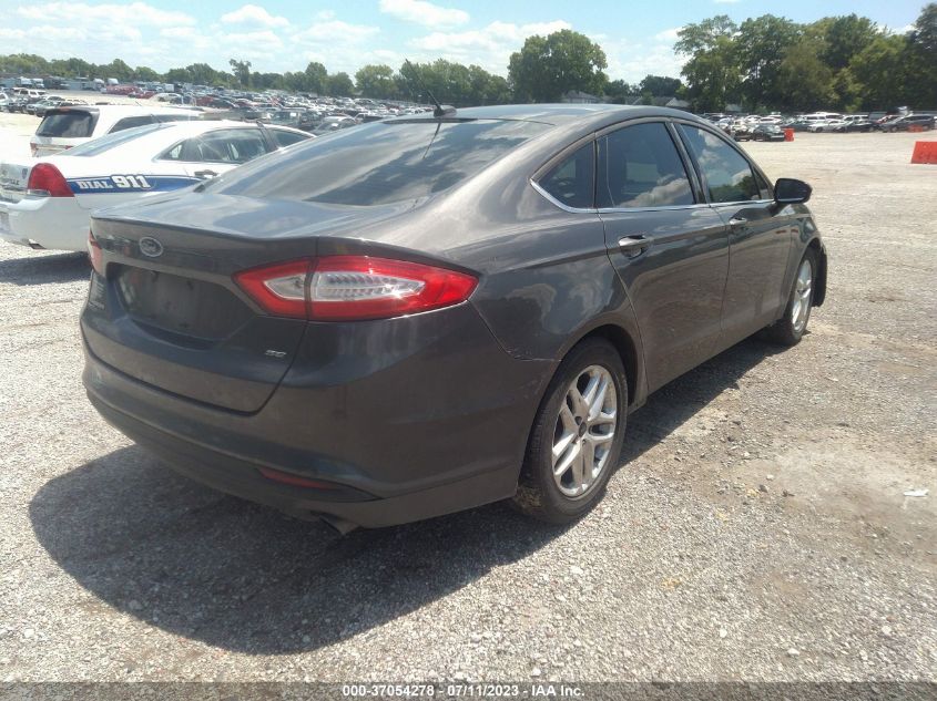 2016 FORD FUSION SE - 3FA6P0H71GR261550