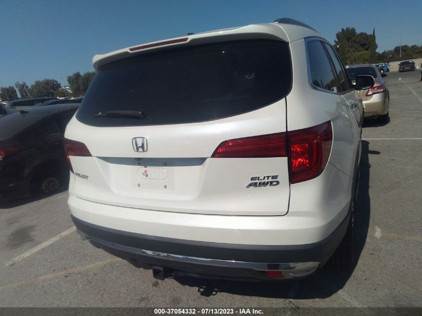 2017 HONDA PILOT ELITE - 5FNYF6H04HB039048